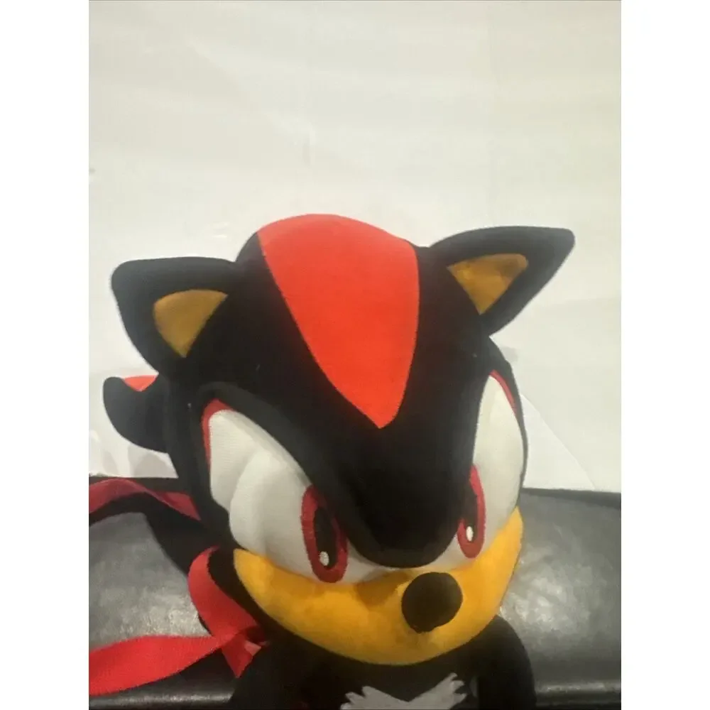 Shadow The Hedgehog Plush Mini Backpack Sonic Official Licensed Red Black Bag